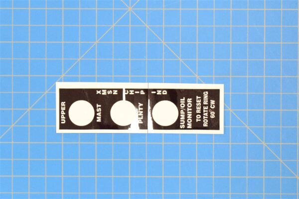 212-078-033-103 - Decal, Nameplate, Bell 212
