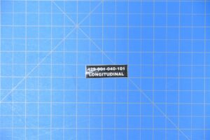 429-001-040-101 - DECAL, NAMEPLATE, FOR USE ON BELL 429