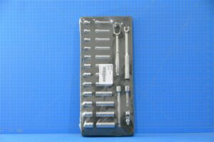 JHWMSB-29F - 29 PC 3/8" DRIVE 6 & 12-POINT SAE & METRIC SHALLOW AND DEEP SOCKET AND DRIVE TOOL SET PACKED KEEP SAFE FOAM