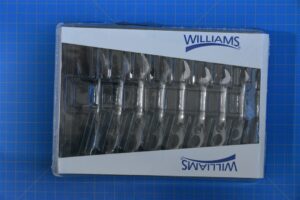 JHWWS1168RCS - 8 PC SAE STUBBY REVERSIBLE RATCHETING COMBINATION WRENCH SET
