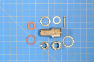 UG160A/U - Clamp Connector, Bulkhead, Type-N, 50 Ohms