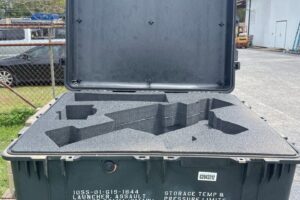 ammo storage box open