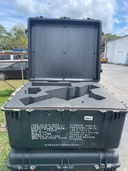 ammo storage box open