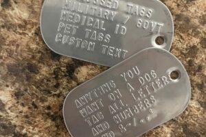 EMBOSSED TAGS
